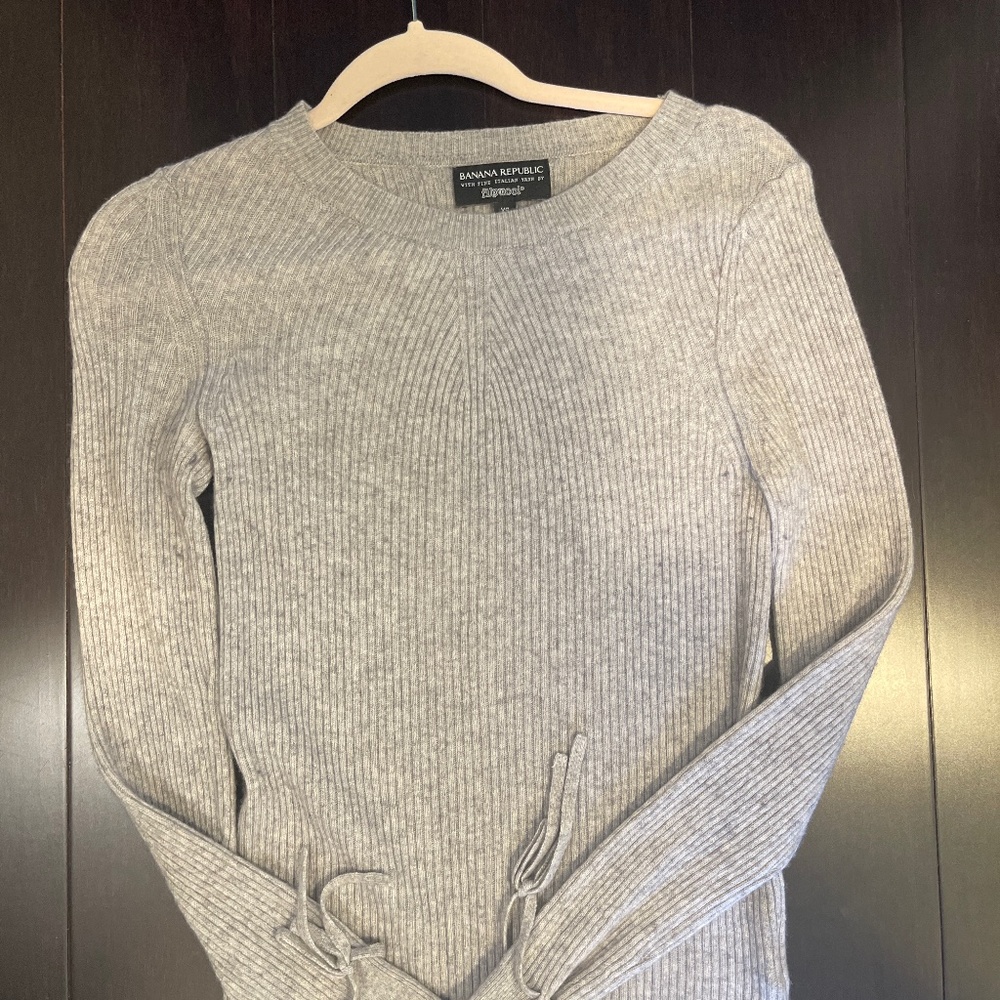 Banana republic gray wool‎ mix sweater